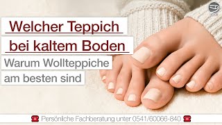 Welcher Teppich bei kaltem Boden [upl. by Nevaj]