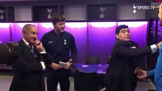 MARADONA LE ENSEÑA A HARRY KANE COMO DEFINIR [upl. by Shimberg]