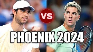 Thanasi Kokkinakis vs Nuno Borges PHOENIX 2024 Highlights [upl. by Malchy696]