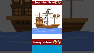 Animation Funny Video Ship Theft shortvideo animated funny [upl. by Annoeik]