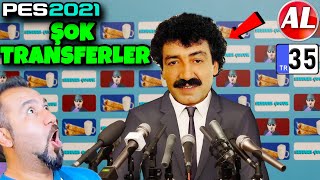 HAALAND FÜZE SÜRPRİZ TRANSFERLER  PES 2021 ANALİG 35 [upl. by Dranyer132]