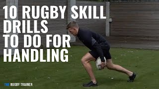 10 Rugby Skill Drills to do for Handling [upl. by Babb898]