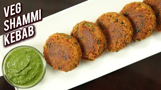 Shami Kabab Recipe  How To Make Veg Shammi Kebab  Veg Starter Recipe  Ruchi [upl. by Fougere]