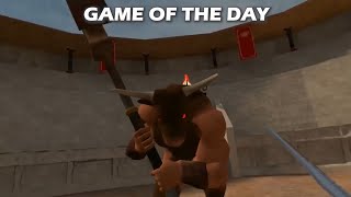 GLADIUS VR trailer on SideQuest  Become a Gladiator in VR on Quest 2 [upl. by Arne382]