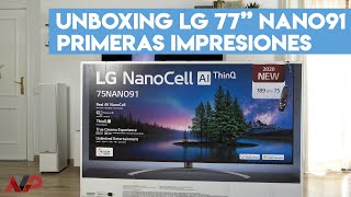 LG Nanocell NANO91 Unboxing y primeras impresiones [upl. by Mayor]