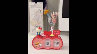 Hello Kitty Calendar sanrio aesthetic cute kawaii hellokitty calendar unboxing red decor [upl. by Ellener]