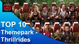 TOP 10 ThemeparkThrillrides Benelux [upl. by Koressa]