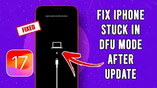 How to Fix iPhone Stuck in DFU Mode and wont Restore iOS 17 Supported [upl. by Riffle666]