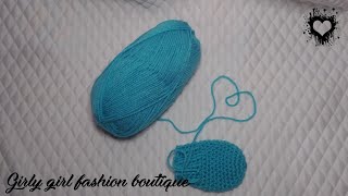 Mitaine de bébé au crochet facile sans pouce  Easy crochet baby mittens [upl. by Iveksarap905]