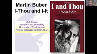 Martin Buber and Psychotherapy [upl. by Enelrae957]