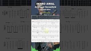 Intro Melody Gitar Awal  Buried Alive by Avenged Sevenfold guitar [upl. by Miksen]