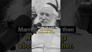 Marriage now vs then rabbi judaism marriage relationship shorts short [upl. by Lisabet233]