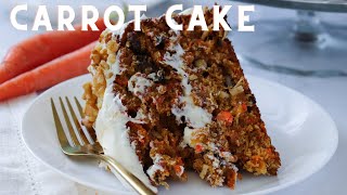 Delicious And Moist Carrot Cake Recipe You Wont Want To Miss  Anitas Delights [upl. by Soirtimid803]