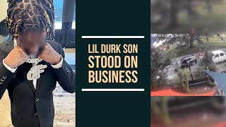 Shocking Lil Durks 10 year old son blicked his step father [upl. by Monie831]