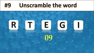 Unscramble words  Unscramble the letters  Unscramble the words  Guess the word [upl. by Wiles]