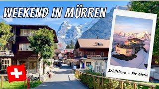 WEEKEND IN MÜRREN Top 10 things to do in Murren – Schilthorn Piz Gloria Thrill Walk amp More [upl. by Mott]