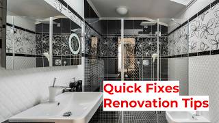 Budget Friendly Bathroom Remodel and renovation Tips [upl. by Ahsoem]