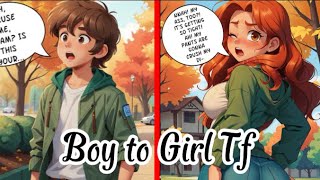 Tg Tf 2  MTF  Tg Transformation  crossdressing  asmr  comics  Tg caption  Always Older Tf [upl. by Ayokal184]