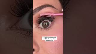 ✨ Booste ton regard en 5min avec le Kit dExtension de Cils maison Dinayalashes lashextensions [upl. by Schoof]