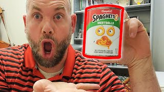 Review for Campbells SpaghettiOs with meatballs [upl. by Gnah]