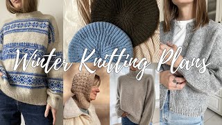 Winter Knitting plans ❄️🧤  Staple pieces texture and cables season [upl. by Kinimod]