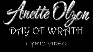 Anette Olzon  Day Of Wrath  2024  Lyric Video [upl. by Reece687]