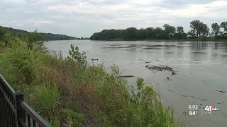 Flooding concerns in Parkville as the Missouri River rises [upl. by Misab]