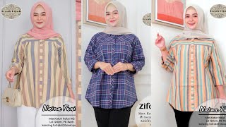 Baju Atasan Wanita Terbaru Baju Gamis Terbaru [upl. by Yadnus]