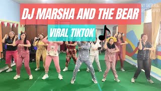 DJ Masha and The Bear  Viral TikTok  Deny Oktaria ChoreographySenam Kreasi [upl. by Valenka72]