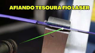 Como Eu AFIEI Essa Tesoura FIO LASER [upl. by Aja]