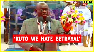 Gachagua ANGRY speech today in Church at Thika  Listen what he told Ruto over impeachment [upl. by Selden]