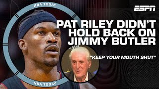 Pat Riley SPOKE THE TRUTH 🗣️ Jimmy Butler criticism is 100 right  Perk  NBA Today [upl. by Orren]