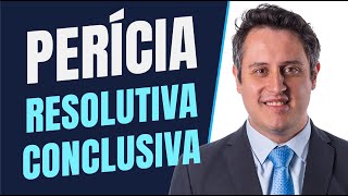 O que é PERÍCIA Resolutiva e PERÍCIA Conclusiva no INSS [upl. by Eidualc]