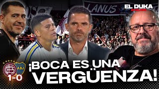 ¡BOCA ES UNA VERGÜENZA  Lanus vs Boca 10  ELDUKA [upl. by Ailina542]