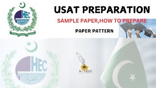 USAT TEST PATTERN  COMPLETE MCQS SOLUTION  PAPER PATTERN NTS KEY [upl. by Allie]