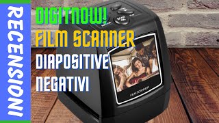 SCANNER PER DIGITALIZZARE DIAPOSITIVE E NEGATIVI  RECENSIONE [upl. by Noizneb]