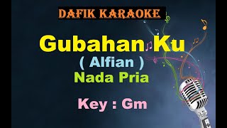 Gubahanku Karaoke Alfian Nada PriaCowok Male Key Gm Lagu Nostalgia Tembang Kenangan [upl. by Prud]