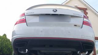 Skoda Octavia Rs 230 with new Catback sounds EPIC EPIC Exhaust Loud [upl. by Kirkpatrick]