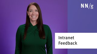 Intranet Feedback Features [upl. by Suidaht]