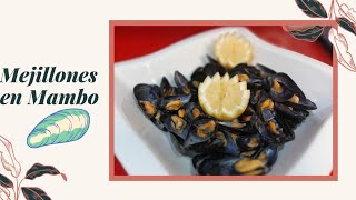 MEJILLONES AL VAPOR EN MAMBO Receta rápida y muy sencilla CON TRUCO 📓 [upl. by Adyaj]