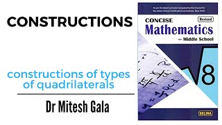 Std 8 Ex 18D Part 1 Constructions [upl. by Bibah]