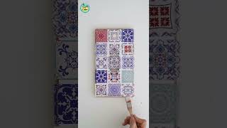 How to Decoupage on wood  آموزش دکوپاژ  آموزش پتینه روی چوب  Patina on wood [upl. by Lat]