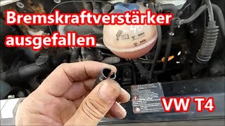 VW T4 Transporter  Bremskraftverstärker reparieren [upl. by Cataldo]