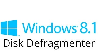 Windows 81  Disk Defragmenter [upl. by Daisy]