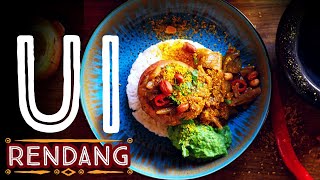 RENDANG van ui op de Big Green Egg [upl. by Aiuoqes]