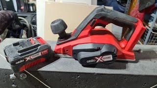 Power tool review  Ozito  Einhell Cordless Planer Ozito Einhell [upl. by Kolodgie]