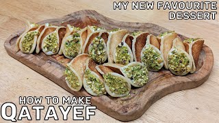 How to Make My New Favourite Dessert  Qatayef  Short [upl. by Ajnot491]