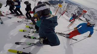 Advice from a ski instructor on how to ski Corbets couloir [upl. by Llenrag]