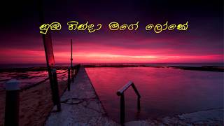 Adaraya Agamaki  Sandun Perera Song Lyrics Video [upl. by Vergne]