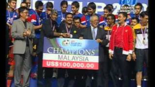 Indonesia vs Malaysia AFF Suzuki Cup Final 2010  Award Ceremony [upl. by Nyraf86]